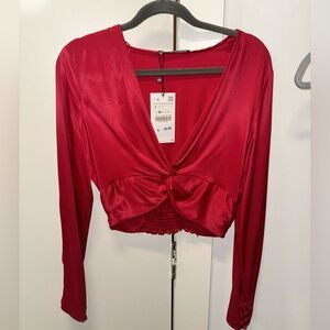 Red Zara Top